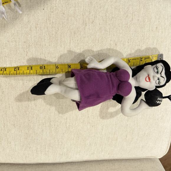 Stuffins 1999 Adventures Rocky & Bullwinkle Snidely Whiplash and Natasha EUC - Picture 9 of 11